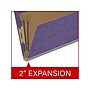 Medical Arts Press Pressboard Classification Folder, 2 Dividers, 2" Expansion, Legal Size, Purple, 10/Box (DV-T52-26-3PRP)~#|#~CAC1DC8E-82A0-4390-B77860A8BAC21DE2_sc7