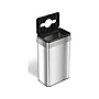 HLS Commercial Stainless Steel Trash Can, 21-Gallon, Black/Silver (HLS21UOTTRS)~#|#~CAC2C28B-2436-4658-88D4FF4208EE95E1_sc7