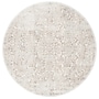 Safavieh Evoke Collection 8' Round Indoor Area Rug, Machine Made, Ivory/Taupe (EVK256E-8R)~#|#~CAC47A3E-18FB-4DFC-8D62A1C426F39AAB_sc7