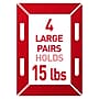 Command Large Hanging Strips, 16 lb., White, 20 Pairs/Pack (17206-20NA)~#|#~CAC922EF-B0B9-417F-BBEF1C460316195D_sc7