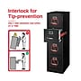 Staples Commercial 4-Drawer Vertical File Cabinet, Locking, Letter, Black, 22"D (22337D)~#|#~CAD0734D-9432-4FD7-B24A9B119E241C51_sc7