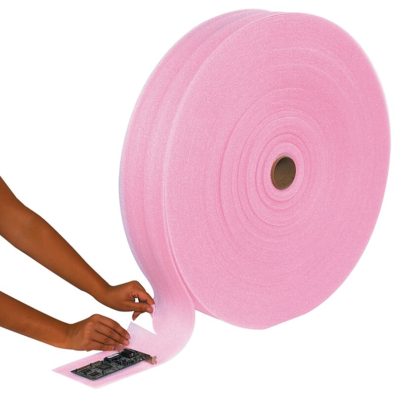 Antistatic Perforated Foam Roll, 1/8" x 24" x 550', 3/Bundle (FW18S24ASP) image 1