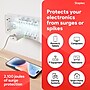Staples TECH 8-Outlet 2-USB Port Surge Protector, 6', 2100 Joules, White (ST62775)~#|#~CAD7F96B-D334-411D-A25C6BF819E3D2D4_sc7