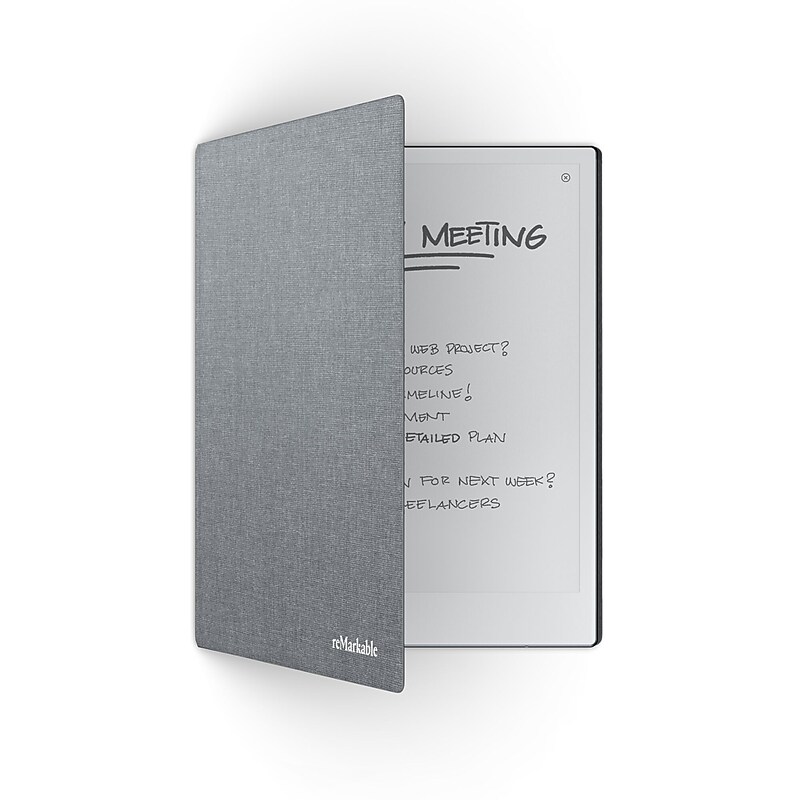 reMarkable Polymer Weave 10.3" Book Folio for reMarkable 2, Gray (RM314) image 1