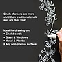 Excello Global Products Washable Chalk Markers, Assorted Tips, White, 3/Pack (EGP-HD-0511-S)~#|#~CADC038B-672B-4933-A577CF2A5059BE81_sc7