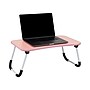 Mind Reader 13.75" x 23.5" MDF/Metal Lap Desk/Laptop Stand With Folding Legs, Pink (LBSTUDY-PNK)~#|#~CADD6D4E-9367-4596-B4093559C9247349_sc7