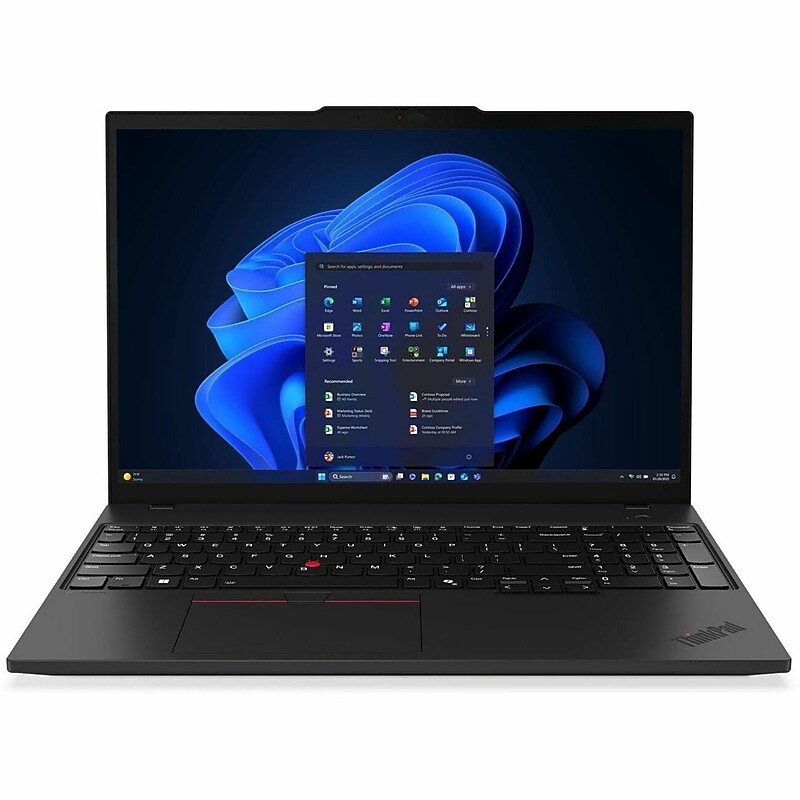 Lenovo ThinkPad T16 Gen 4 16" Touchscreen AI Laptop, Copilot+ PC, AMD Ryzen AI 7 PRO, 2GHz, 32GB RAM, 512GB SSD, Windows 11 Pro image 1
