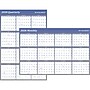 2026 AT-A-GLANCE 36" x 24" Yearly Dry-Erase Wall Calendar, Reversible, White/Blue (A1102-26)~#|#~CAE0C0E6-526F-48AC-8CDA63B5867D86B8_sc7