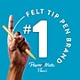 Paper Mate Flair Felt Pen, Medium Point, 0.7mm, Red Ink, Dozen (8420152)~#|#~CAE594EC-857B-4452-8FAD684F9655A979_sc7