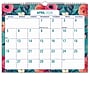 2026-2027 Excello Brands 12" x 15" Academic Monthly Wall Calendar, Teal Floral (NAY27-1512WC-17)~#|#~CAE5CDAF-3956-4CA5-98D721D1CE2E203C_sc7