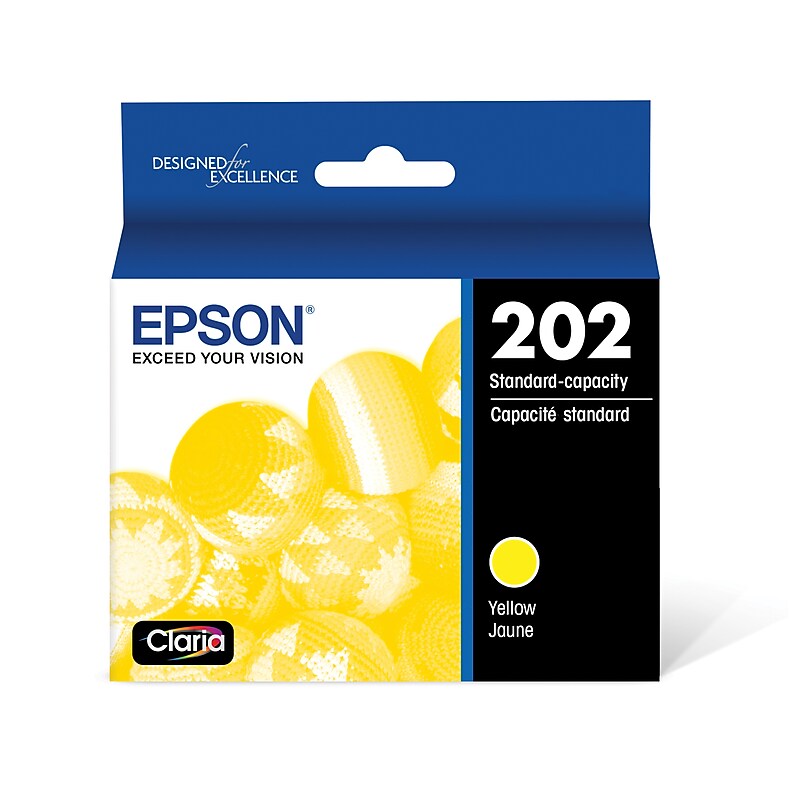 Epson T202 Yellow Standard Yield Ink Cartridge (T202420-S) image 1