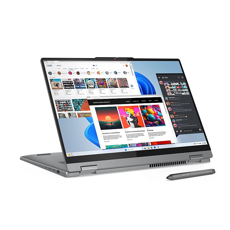 Lenovo IdeaPad 5 16" 2-in-1 Touch-Screen Laptop, Intel Core 5-120U, 16GB RAM, 512GB SSD, Backlit Keyboard, Windows 11 image 1