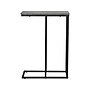 Household Essentials Jamestown 10.25"W x 17.75"D Laminate End Table, Rustic Slate Concrete/Black (8094-1)~#|#~CAEC437A-5C65-48E9-91E8E6DC6ED1BB5F_sc7