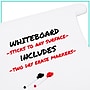 Mind Reader Adhesive Dry-Erase Whiteboard Roll with Dry Erase Markers, 24" x 10' (DWBER-WHT) ~#|#~CAECBAF7-2E40-401B-89857E753019CD19_sc7