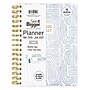 2026-2027 See It Bigger 8.75" x 7" Academic Year Daily Planner, Paperboard Cover, White & Gray Fashion (90594)~#|#~CAEDD277-346E-4E37-93B390DD4E418157_sc7