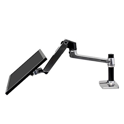 Ergotron LX Adjustable Desk Monitor Arm, Up to 34″ Monitor, Polished Aluminum (45-241-026) Sansujyuku sansujyuku.com