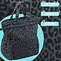 Brentwood Leopard Insulated Canvas Lunch Tote Cooler Bag, 2-Compartment, Leopard Gray (BTWCB2025LGRY)~#|#~CAF985C4-18F1-4C07-B9777824FA62F9A3_sc7
