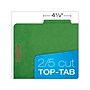Pendaflex Pressboard Classification Folder, 2-Dividers, 2 1/2" Expansion, Letter Size, Dark Green, 10/Box (24133P)~#|#~CAFA9D7E-5BEB-42A3-86907C7804555CE1_sc7
