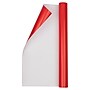 JAM Paper Wrapping Paper, 26.3 sq. ft., Red, 2/Pack(165S25263reg)~#|#~CB009D74-F89C-4E40-BFE619BFCACD91EF_sc7