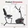 Sunny Health & Fitness Smart Magnetic Recumbent Bike & Hand Cycle, Black/Gray (SF-RB423034)~#|#~CB035630-D066-4A2F-A30B2569C2185DBD_sc7