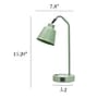 Simple Designs Sleek Essentials LED Desk Lamp, 16", with USB Ports, Sage Green (LD1071-SGE)~#|#~CB043BA8-BA4A-4721-B9D2FA0A815B65AF_sc7