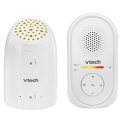 VTech DECT 6.0 Digital Audio Baby Monitor with Glow-on-Ceiling Night-Light & 1 Parent Unit, White (TM8112) Sansujyuku sansujyuku.com