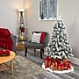 Nearly Natural Flocked West Virginia Fir Artificial Christmas Tree, 4' (T1732)~#|#~CB09605B-F0EF-4B0D-B9DC91333513463F_sc7
