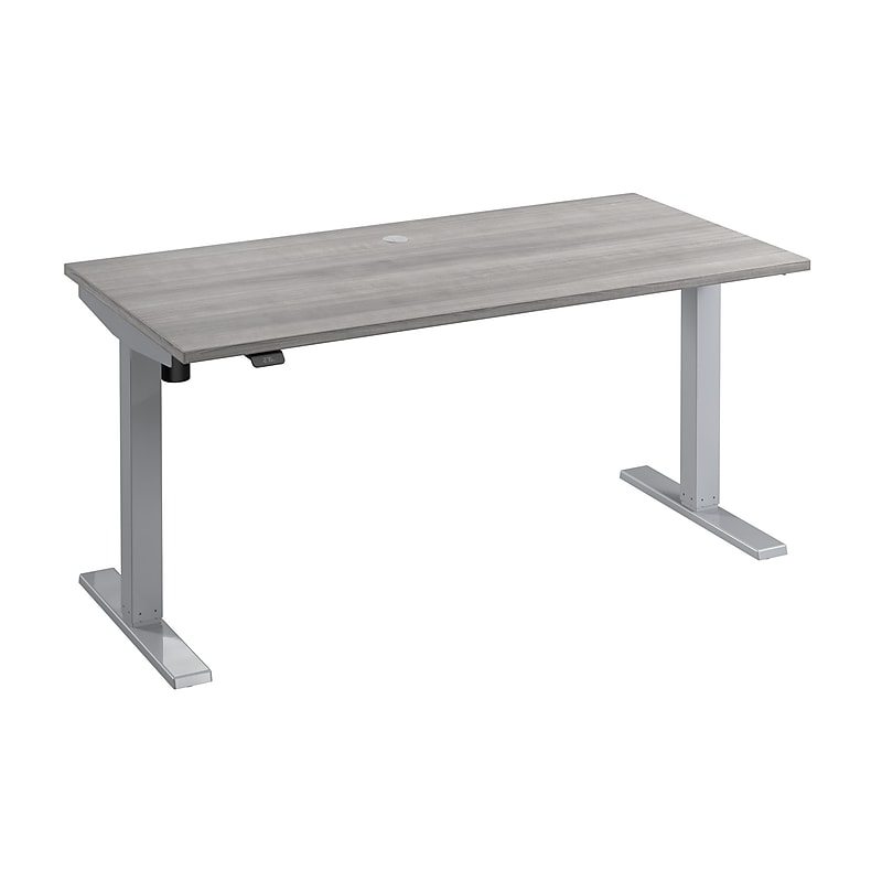 Bush Business Furniture Move 40 Series 60"W Electric Height Adjustable Standing Desk, Platinum Gray/Cool Gray (M4S6030PGSK) image 1