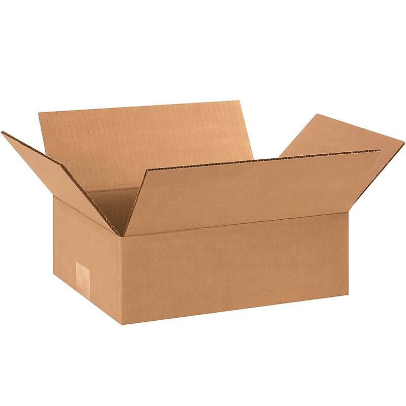 12" x 9" x 4" Shipping Boxes, 32 ECT, 25/Bundle (1294) image 1
