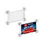 Azar Displays Window Sign Holder with Suction Cups, Front Loading, Clear Acrylic, 2/Pack (106627)~#|#~CB0EAEB6-6AF4-4D60-9997E86FDAE6448D_sc7