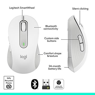 Logitech M650 Signature Wireless Mouse - Thumbnail 5