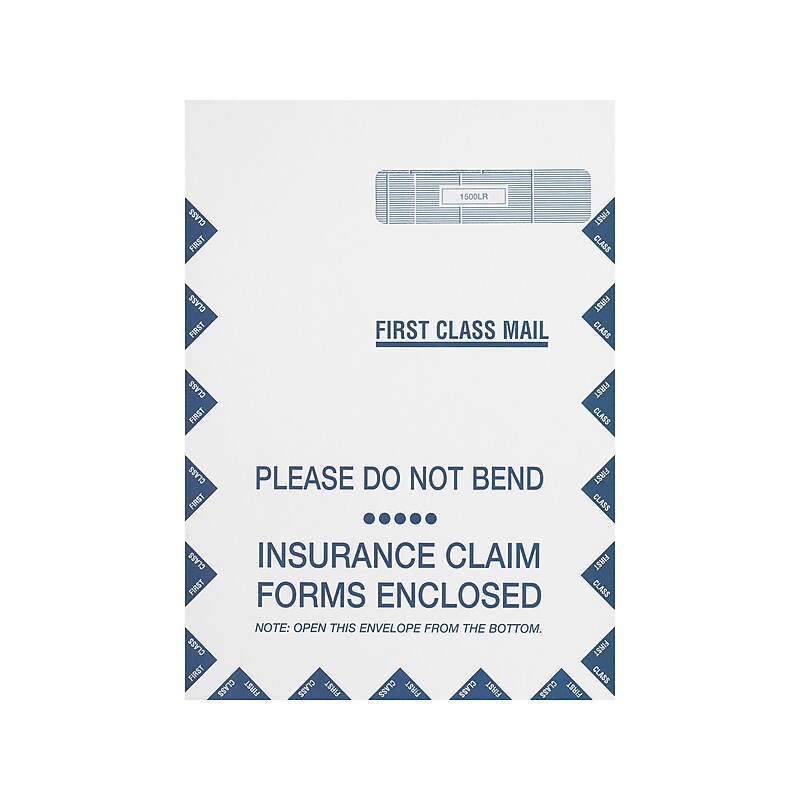 ComplyRight CMS-1500 Jumbo Health Care Billing Envelope, 500/Pack (1500LR500) image 1