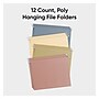 Smead Standard Hanging File Folder, 5-Tab, Letter, Assorted Colors, 12/Pack (10524)~#|#~CB12AD54-42D7-4B32-BD227B0032C1A7E3_sc7