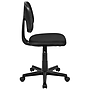 Flash Furniture Flash Fundamentals Armless Ergonomic Mesh Swivel Mid-Back Task Office Chair, Black (LF134BK)~#|#~CB15C531-F31E-4176-A0659ADE675C3A0D_sc7