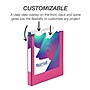 Samsill Durable 1" View Binders, D-Ring, Made in USA,  Assorted Fashion Colors, 4/Pack (MP46439)~#|#~CB1DDA19-09CC-4F82-926B6F329A816BAF_sc7