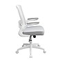 Boss Flip Arm Ergonomic Mesh/Fabric Swivel Task Chair, Gray/White (B6366WT-GY)~#|#~CB25D324-3C5F-4109-B7C2D7A390898F91_sc7