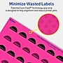 Avery Starburst Laser/Inkjet Multipurpose Labels, 1", Neon Magenta (960/Pack)~#|#~CB292565-C37D-40CA-B549E7FEC1D8AC10_sc7