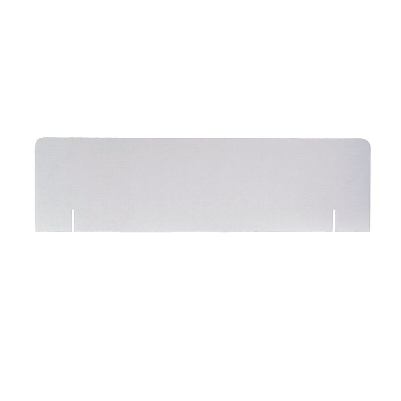 Flipside 1-Ply Corrugated Dry-Erase Board Header, White, 24/Carton (30142-24) image 1