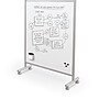 MooreCo Inklud Double Sided Magnetic Mobile Dry Erase Whiteboard, 61.5"H x 46"W (59094)~#|#~CB2D8858-5024-4A35-B936BCBEE526EA3A_sc7