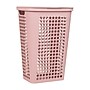 Mind Reader Slim Tapered Hamper with Lid, Plastic, Pink (SWHAMP50-PNK)~#|#~CB30C697-6107-43FC-8B4D0DE1FDB3002E_sc7