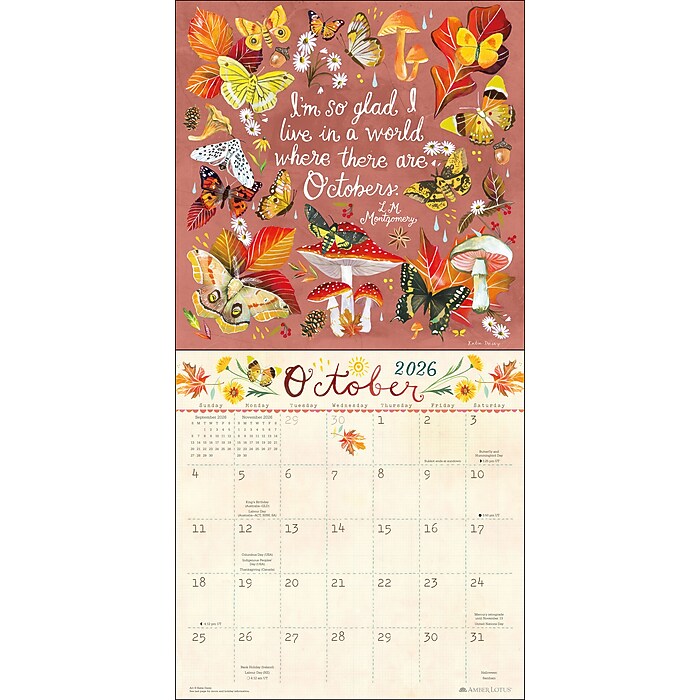 カレンダー・スケジュール Kate Upton2020 calendar 2026 Amber Lotus Katie Daisy 12