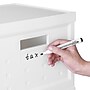 Techni Mobili Storage Box with Lid, Plastic, White, 2/Pack (RTA-SBX200)~#|#~CB3758A3-00D6-45C1-86A6F434A481D30D_sc7