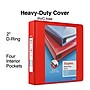 Staples Heavy Duty 2" 3-Ring View Binder, D-Ring, Red (ST56297-CC)~#|#~CB397E8C-703C-42BB-AEE424153626DD0B_sc7