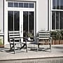 Flash Furniture Tolleson Commercial Grade Adirondack Dining Chair, Gray (LEHMP203710GRY)~#|#~CB3AAC24-E1D0-49D1-9A5E7A538CDC7F61_sc7