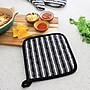 Better Houseware Striped Pot Holder, Black (BTH1683E)~#|#~CB42B3FA-E163-40E1-A9FFDA21897235F5_sc7