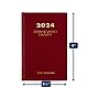 2024 AT-A-GLANCE Standard Diary 5.5" x 8" Daily Reminder, Hardsided Cover, Red/Gold (SD387-13-24)~#|#~CB42E22A-EB14-4044-B6CF5BA5F496597A_sc7