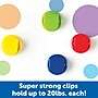 Learning Resources Super Strong Magnetic Clips  1.5" in Diameter, Assorted, Pack of 4 (LER2692)~#|#~CB4387B8-37C9-48CB-A8EAB49D24149467_sc7