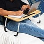 Mind Reader 13.75" x 23.5" MDF/Metal Lap Desk/Laptop Stand With Folding Legs, Beige (LBSTUDY-BEI)~#|#~CB48531C-7D7E-44DF-93D7C8CA2C62A196_sc7