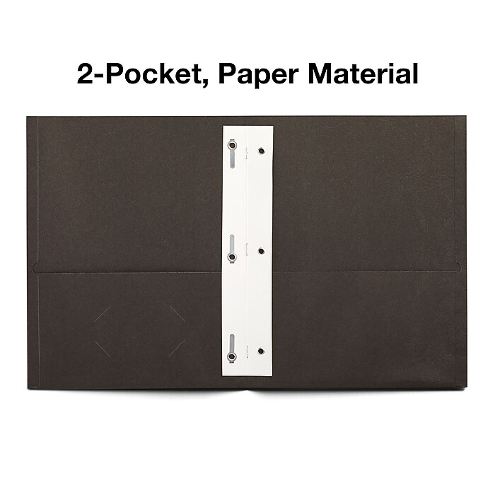 Staples 10% Recycled Smooth 2-Pocket Paper Presentation Folder