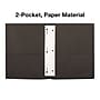 Staples 10% Recycled Smooth 2-Pocket Paper Presentation Folder with Fasteners, Black, 10/Pack (13386-US)~#|#~CB4871C8-E8E5-4538-A49DC29046DBB85B_sc7